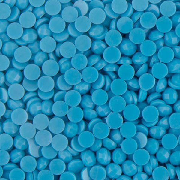 Стразы неклеевые акрил 2.5 мм, 100 г (10х10 г), /РП/, №3123 голубой, Zlatka OZM