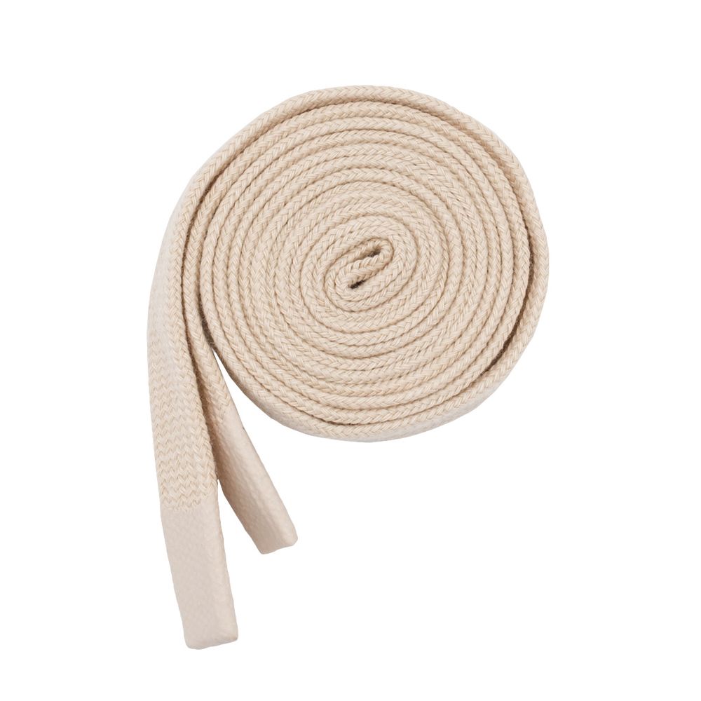 Шнурок декоративный плоский (для одежды) ⌀10.0 мм / 135см, 1 шт (158 молочный), 3AR2807