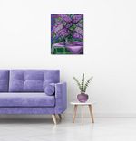 Алмазная (кристальная) мозаика Фрея, Ваза с сиренью 30х40 см