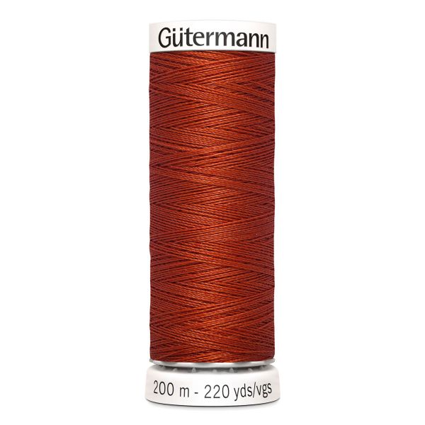 Нитки универсальные Gutermann Sew-all, 200м, 837 терракот, 5 катушек