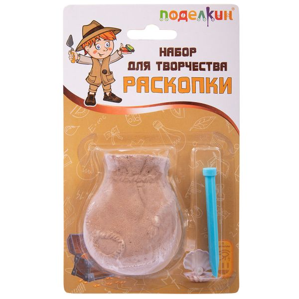 Поделкин Набор для творчества Раскопки, №04 Сокровище пиратов, Поделкин