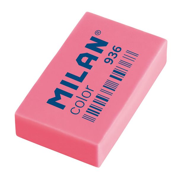 Ластик 936 флуоресцентный цв. 6.3х2.8х0.9 см, 36 шт, ассорти CPM936, Milan