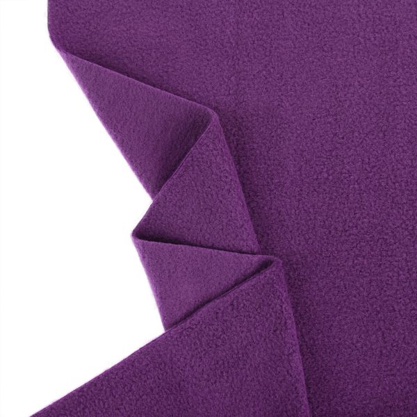 Флис 1-сторонний 230±10 г/м², 150 см / 10 метров, 198 фиолетовый, Gamma FG-001