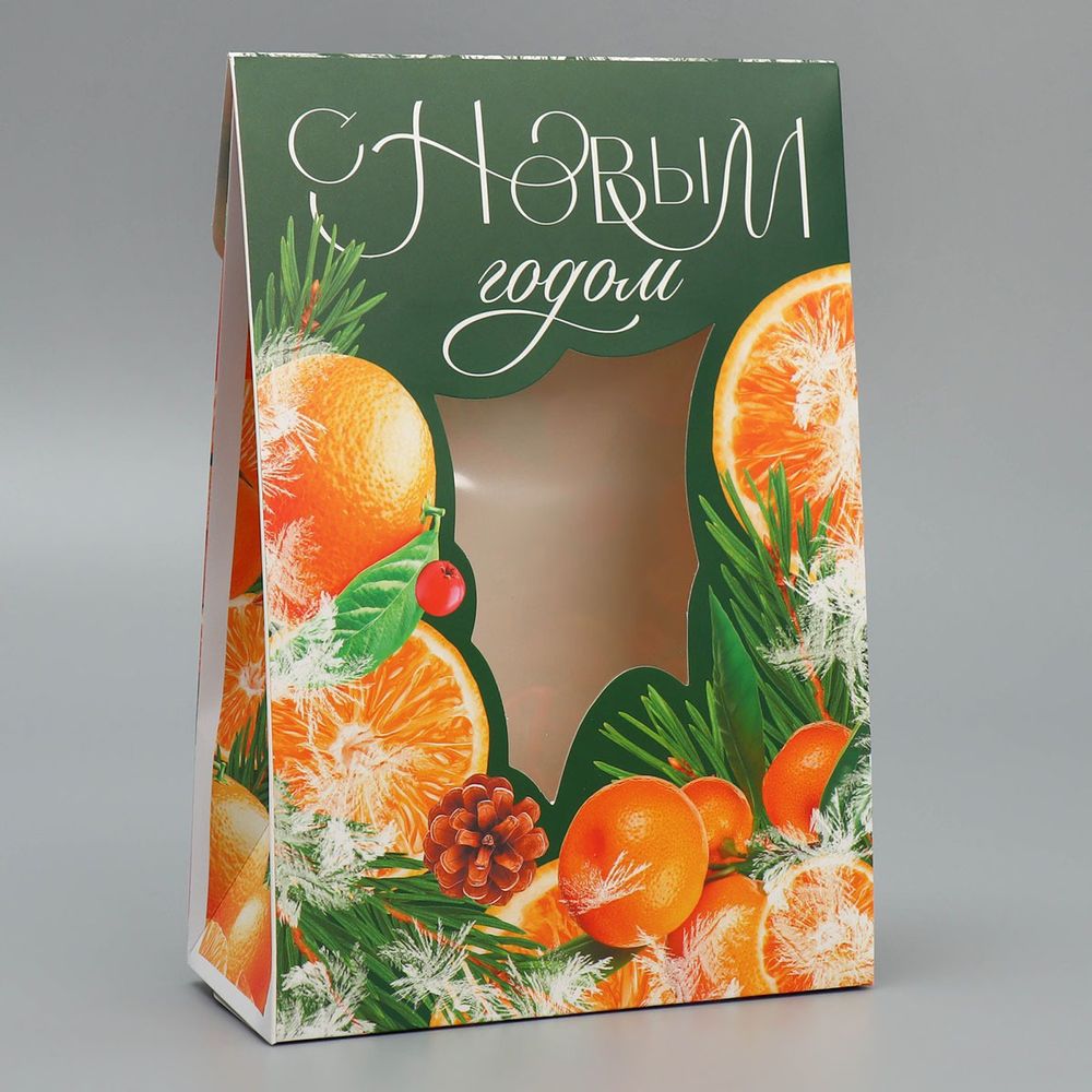 Коробка складная Зимние пряности, 15х7х22см, 9667449