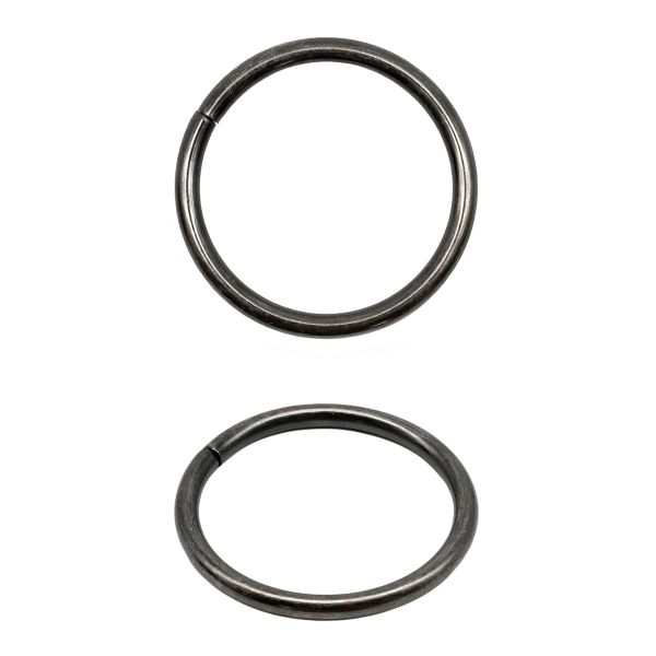 Кольцо разъемное металл in ⌀40 мм (44 мм внешн.), чер.никель, 100 шт