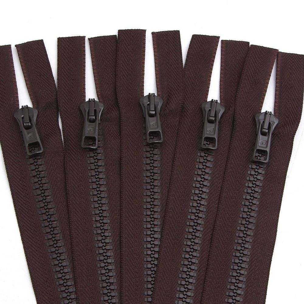 Молния трактор Arta Т6 (6 мм) 1 зам., разъем., 85 см, цв. 068 т.коричневый, уп.5 шт