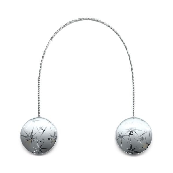 Клипсы для штор магнитные с тросом, 30см ⌀45, 1С