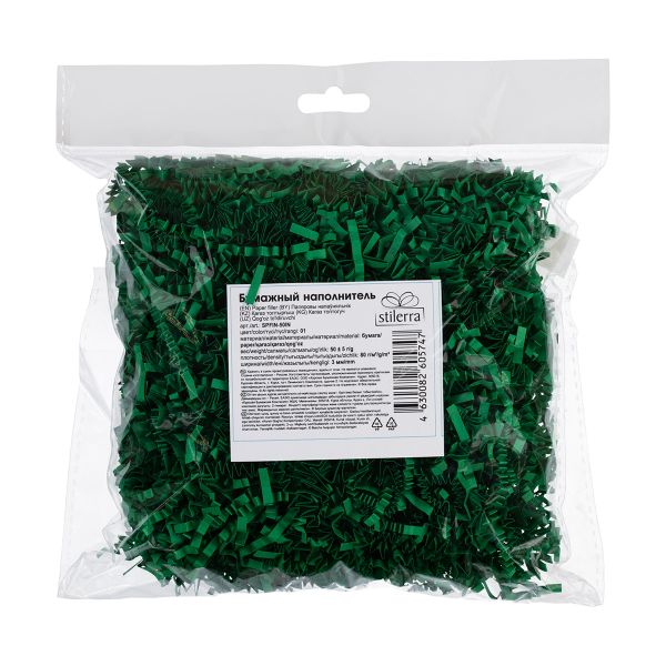 Наполнитель бумажный 50 г, 01 изумрудный, Stilerra SPFIN-50IN