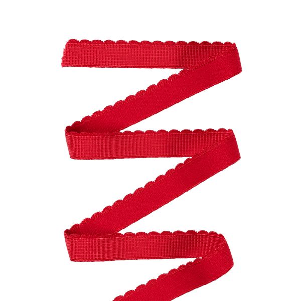 Резинка бельевая (отделочная) становая 12.0 мм / 25 метров, №004 красный, Blitz DT-15