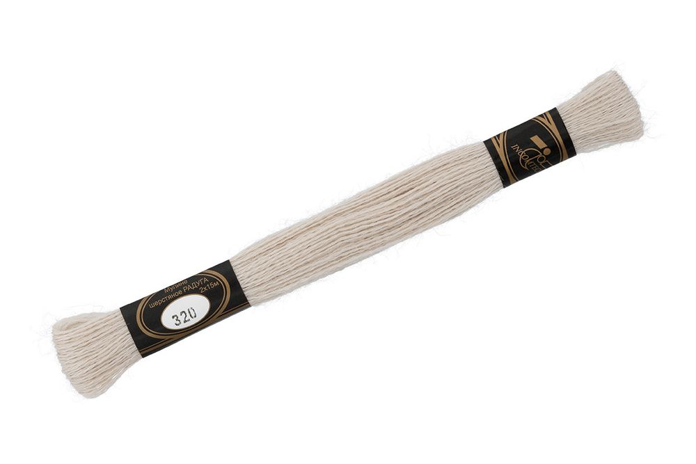 Мулине Радуга, цв.320 речной жемчуг, Россия, 8 мотков по 15 метров