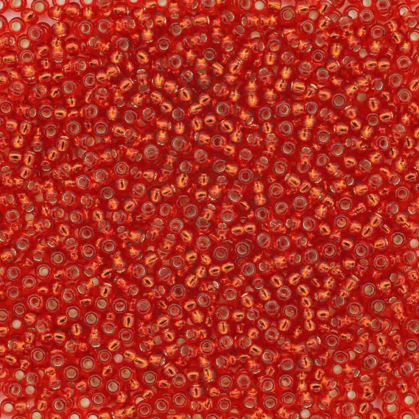 Бисер Preciosa прозрачный, серебряный центр 10/0 (2.3 мм), 100 г (5х20 г), цв. 97050