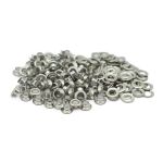 Люверсы металл ⌀_4.0 мм (внутр.), никель, 100 шт, BIG
