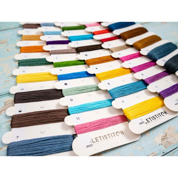 Набор для вышивания нитками LetiStitch L9935, Очарованная библиотека 29х29см