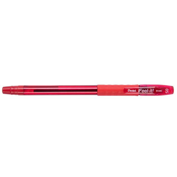 Ручка шариковая Feel it! 0.5 мм, 12 шт, BX485-B, Pentel