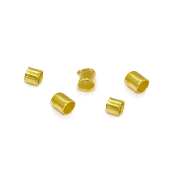 Кримп 1,5 мм, 50 шт/упак, Astra&Craft, цв.светлое золото