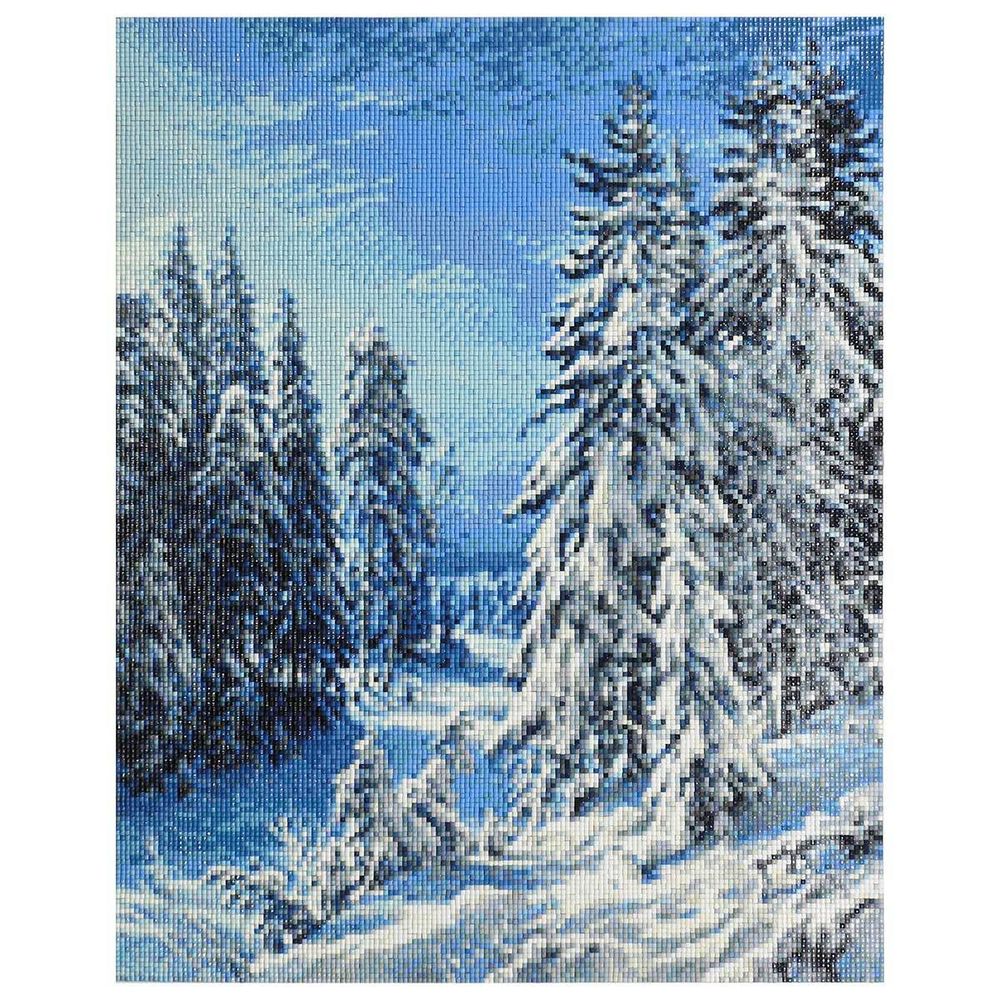 Алмазная мозаика Зимняя ночь, 40*50см, Cristyle 450059