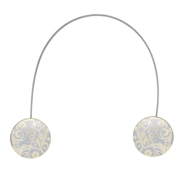 Клипсы для штор магнитные с тросом, 30см ⌀45, 2Т3