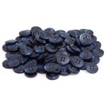 Пуговицы 4 прокола мужская костюмные 543294/4 24 (5422 синий/глянц.), 100 шт