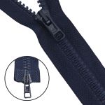 Молния трактор Arta Т6 (6 мм) 2 зам., разъем., 75 см, ОПТ. УП. 25 ШТ., 044 т.синий