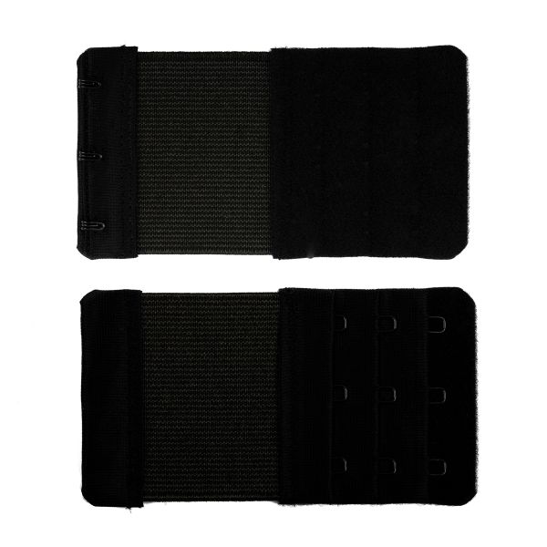 Удлинитель застежки для бюстгальтера 55.0 мм, 20 шт, черный, Blitz ZBU55-33