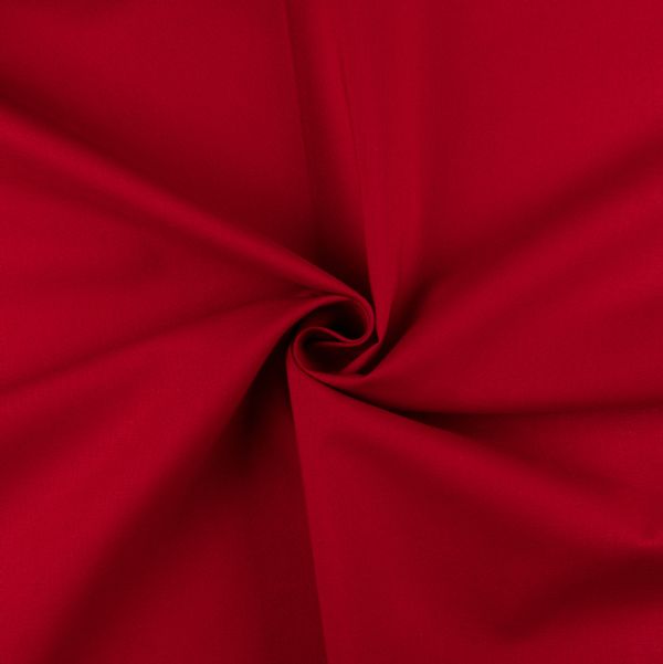 Ткань для пэчворка Peppy Краски жизни Люкс, рулон 112 см / 5 метров, 19-1757 т.красный, Peppy