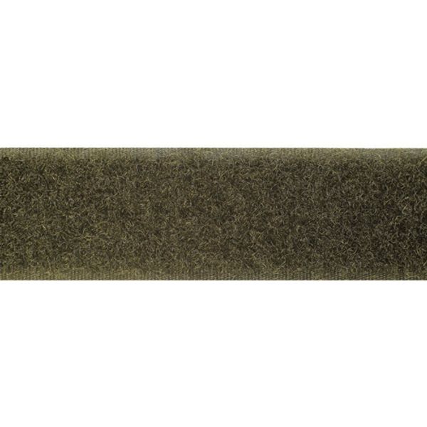 Лента контактная липучка (велкро) пришивная 25 мм / 25 метров, 12 хаки, ПЕТЛЯ, качество 