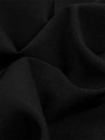 Габардин кач-во Фухуа 180 г/м², 150 см / 25 метров, TBY.Gbf.24102.1, цв.01 черный