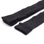 Манжеты трикотажные рукава 6.5 см / 3 метра, тонкие, 2х2, 373/м антрацит
