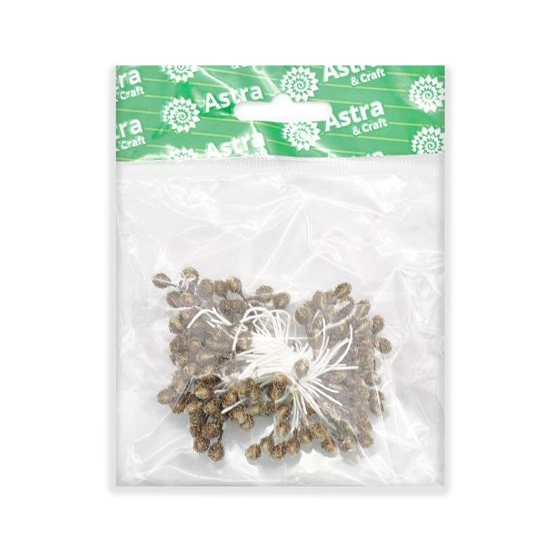 Тычинки для искусственных цветов 6см (коричневый)