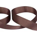 Лента репсовая нарезка 25.0 мм / 5 шт по 5.4 метра, 121 серо-коричневый, Gamma GR-25