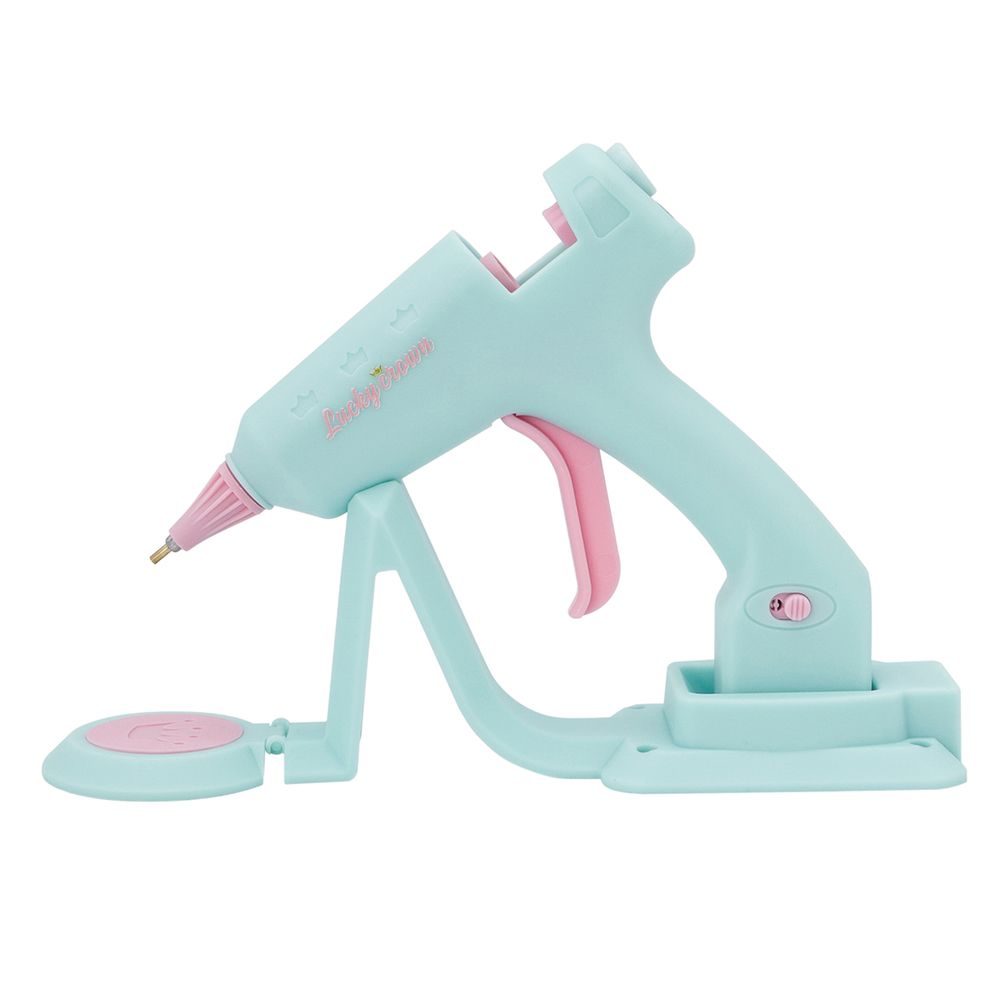 Клеевой пистолет для творчества аккумуляторный с подставкой 20Вт, для стержней ⌀7 мм