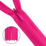 Молния потайная (скрытая) Т3 (3 мм) 1 зам., н/раз., 20 см, фуксия, 31219 / 20, 10 шт