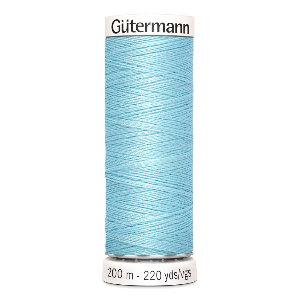 Нитки универсальные Gutermann Sew-all, 200м, 195 голубой лед