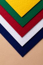 Фетр листовой жесткий 1.2 мм, 27х30 см, 5 шт, Яркий праздник, Gamma FKS12-27/30