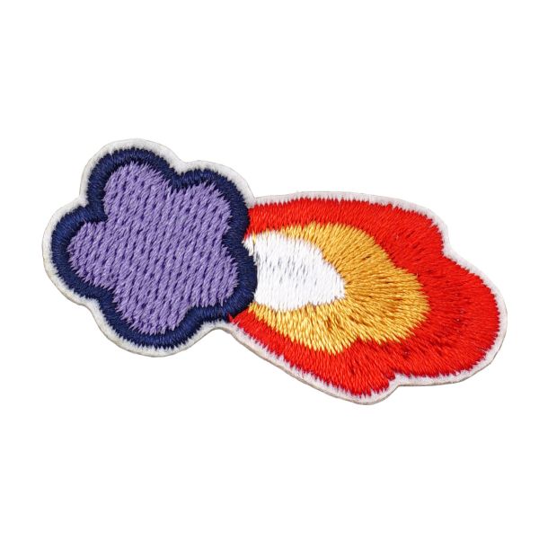 Термоаппликация Падающая звезда, 2,3х4,8см, Hobby&Pro