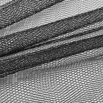 Фатин мягкий крупная сетка 180 см / 45.72 метров, TBY.S.180.BL, цв.черный