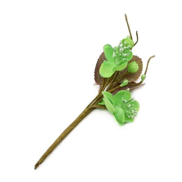 Цветы искусственные декоративные D3x3xH14см, 1шт, Астра, E10 темно-зеленый