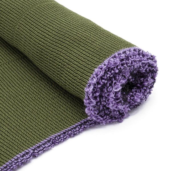 Подвяз средней плотности (100% полиэстер), 1*1, высота 14см (7см*2), длина 70-73см (8116 св.хаки)