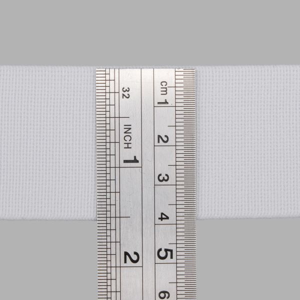 Резинка башмачная 40.0 мм / 25 метров, белый