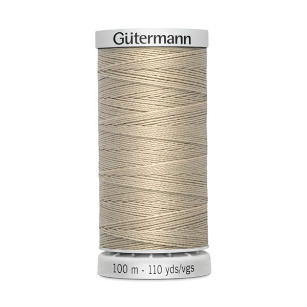 Нитки суперкрепкие Gutermann Extra Strong M782, 100м, 722 св.бежевый, 5 катушек