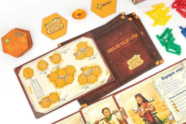 Игра настольная Динокости, Эврикус PG-17353