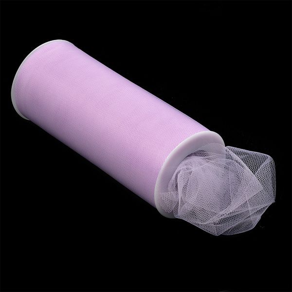 Фатин на шпульке средней жесткости 150 мм / 22.86 метра, TBY.MS.200.33, цв.33 св.фиолетовый