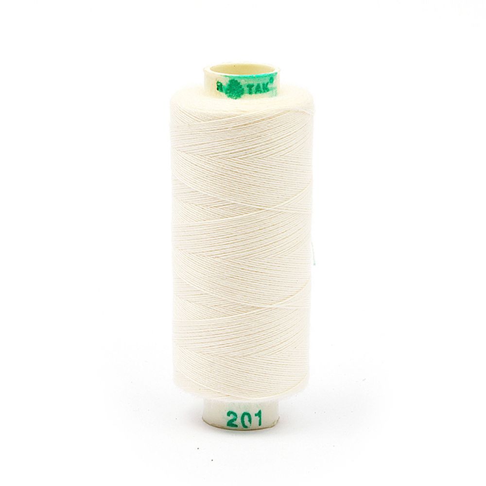 Нитки швейные бытовые Dor Tak 40/2, 366 м / 10 кат., 201 экрю
