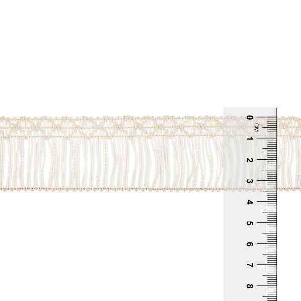 Бахрома отделочная 35.0 мм / 16 метров, 122 кремовый, Gamma А-06
