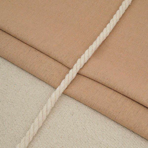 Шнур крученый ⌀8.0 мм / 50 метров, п/п, суровый, 2430