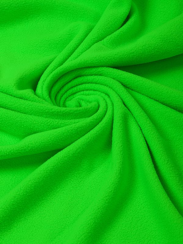 Флис 2-сторонний 190 г/м², 150 см / 2 метра, TBY-0059-333.2, цв.F333 неон зеленый