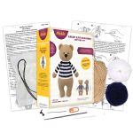 Набор для вязания игрушки Добрый мишка 24 см, Miadolla AMG-0106