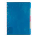 Разделитель листов пластиковый A4, 5 шт, EC270040200 песок, ассорти, Expert Complete EC270040200