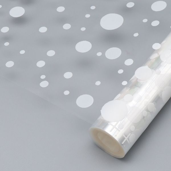 Пленка Конфетти Белый 200 г, 70 см / 7.7±5% метра