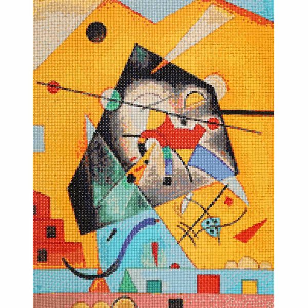 Алмазная (кристальная) мозаика Cristyle, Тихая гармония Кандинский Василий, 40х50 см